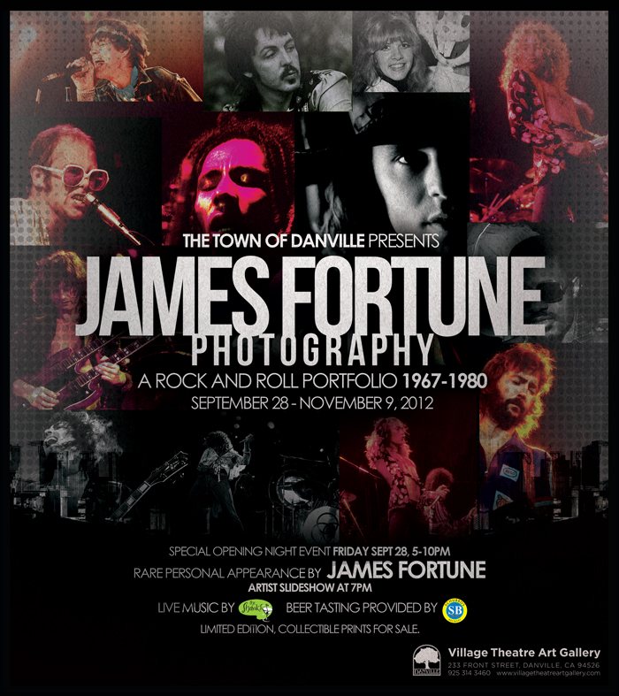 Poster for James Fortune Photography: A Rock and Roll Portfolio 1967–1980, 2012