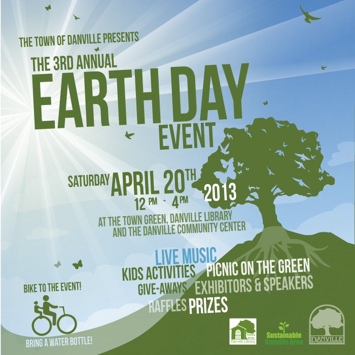 Poster for The 3rd Annual Earth Day Event, 2013